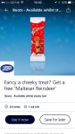 Free malteser reindeer from boots via o2 priority