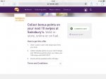 Nectar Bonus Points - Double points on next 9 visits & bonus 100 points on 10th visit