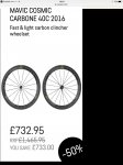 Mavic Carbon clinchers