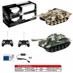 8 FUNCTION TWIN RECHARGEABLE INFRARED FIGHTING BATTLE TANK RC BOYS 2 PLAYER UK - £27.98 @ hotterdeal4u via eBay