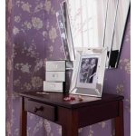 Mirrored Glass Three Drawer Jewellery Box