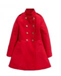 Any chic looking red color military coat for your princess? £12.99 @ Littlewoods clearance Ebay