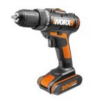 Worx Cordless 20V 1.5Ah Li-Ion Drill Driver 2 Batteries WX170 (C&C) With Code