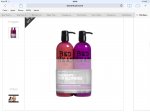 Tigi tweens (2 x 750ml) - £12.38 at Escentual, free delivery over £30 otherwise £1.95
