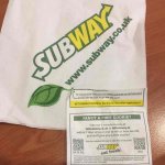  Free cookie for subway survey- takes 1 minute