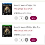 XB1/PS4 Deus Ex: Mankind Divided