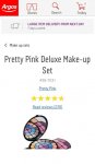 Pretty pink deluxe make up set