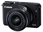 Canon EOS M10 Mirrorless Camera in Black + 15-45mm f/3.5-6.3 IS STM Lens + Manfrotto NX Pouch (using Amex + Canon Cashback)