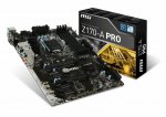 MSI Z170-A PRO Socket LGA1151 VGA DVI-D DisplayPort 8-channel HD Audio ATX Motherboard