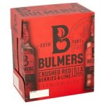 Bulmers cider crushed red berries and lime 6 pack