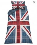 Union Jack single duvet