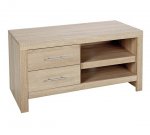Hygena Tunbridge light oak tv unit