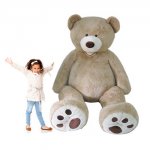 Enormous Hugfun Plush Bear 93"/236cm Now £95.96 @ Costo instore