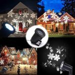Waterproof Snowflakes LED Projector For Indoor Outdoor Christmas Decoration Sold by podofoUK