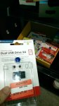 SanDisk dual usb flash 16g or 32g asda or £7.50