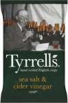 Tyrrell's Sea Salt & Cider Vinegar Crisps (150g) now 2 packs for the price of 1