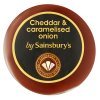 Sainsbury's Cheddar & Caramelised Onion Truckle 80g