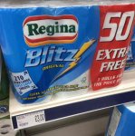 Regina 3 pack (210 sheet) £3.00 Poundworld