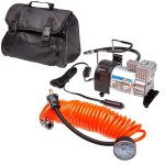 Streetwize Kruga Air Compressor with Orange Lead/Gauge with free delivery