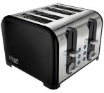 Russell Hobbs 4 Slice Black Westminster Toaster