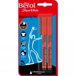 Berol Handwriting Pens Black 2 pack