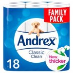 Andrex Classic Clean Toilet Roll 18 Pack. Rollback