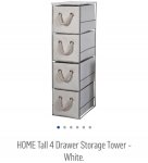 4 door storage tower
