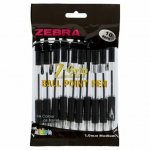Zebra Grip Ballpoint Pens Black 10 Pack 1/2 Price TESCO DIRECT (FREE NEXT DAY C&C)
