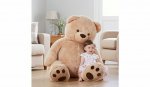 Large plush teddy bear