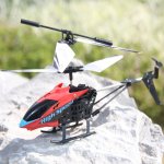 Remote Control Helicopter with Built in Gyroscope - Red