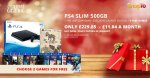 PS4 Slim 500GB Black Console + The Last Guardian - Exclusive Launch Edition PLUS 2 Free items