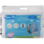 George pig complete toddler bedding in bag was 22.99 @ Argos plus Cars / Peppa pig & Disney Princess