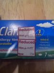 Clarityn allergy relief tablets reduced