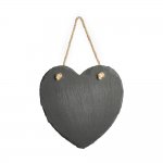 Heart hanging slate chalk board