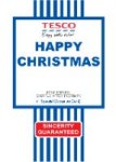 Tesco value Christmas Card