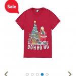 Simpsons Doh Ho Ho xmas tshirt s-xxxl