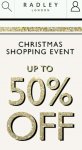 RADLEY upto 50% off, FREE Purse with Classic Bag, FREE UK Delivery & RETURNS! + 11% Quidco Cashback! (34 Hour sale.. GO GO GO!)