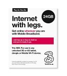 3Network 24GB Data Sim PAYG Valid for 2yrs
