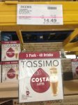 Tassimo Costa Latte or Carte Noir Latte Macchiato Caramel at Costco for £14.49