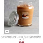 Medium Xmas Yankee candles