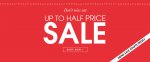 Sainsburys TU clothing half price sale instore & online