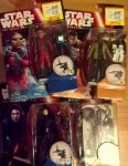 Selected star wars figures