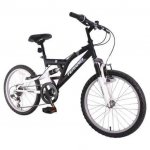 Black boys terrain suspension bike