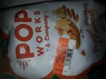 Pop Works And Company Peanut Butter And Caramel Flavour Popcorn 39p sold at Co-Op, Was 1.39