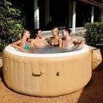 Lay-Z-Spa Palm Springs inflatable hot tub at Amazon (unfortunately not a time machine!)
