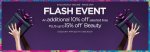 House of Fraser flash sale. Extra 10% off