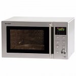 Sharp R28STM Microwave with 1yr warranty, 23 Litre, 800 Watt, Silver