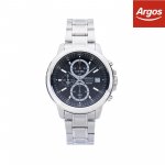 Seiko Men's Chrono Stainless Steel Bracelet Watch argos/ebay