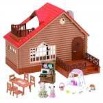 Sylvanian families log cabin with extras - &pound;42.99 via
