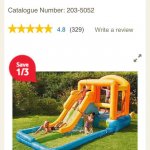 Giant airflow bouncy castle and pool